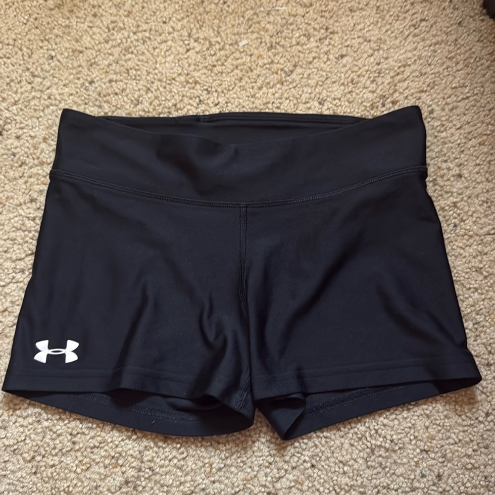 Black Under Armour athletic shorts